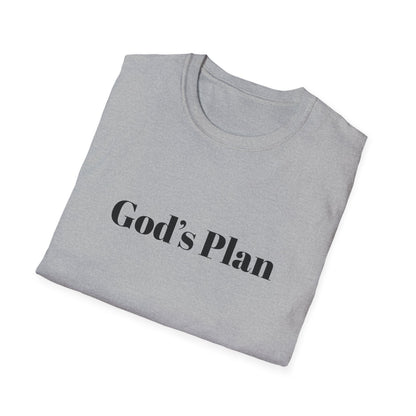 God's Plan Unisex Softstyle T-Shirt - Inspirational Tee for Everyday Wear