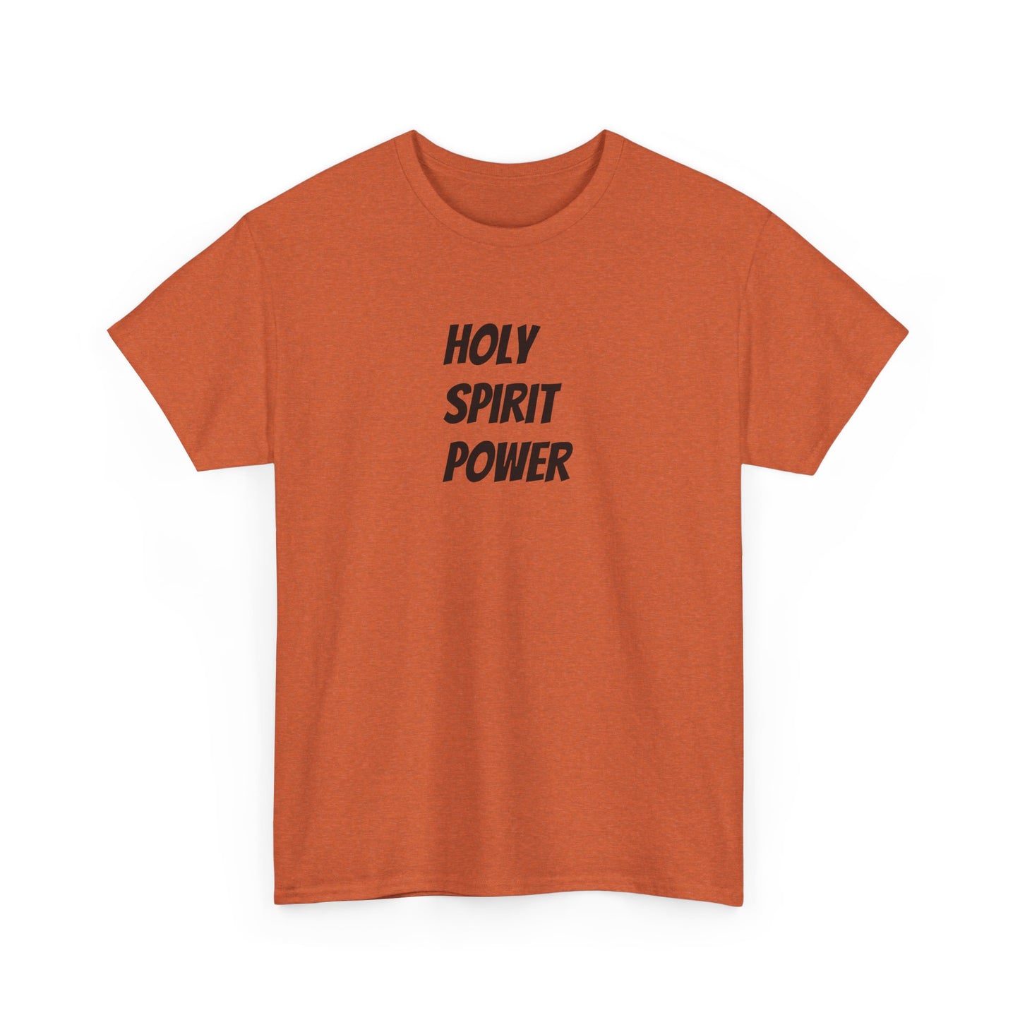 Holy Spirit Power Unisex Heavy Cotton Tee - Faith-Inspired Apparel for Everyday Wear