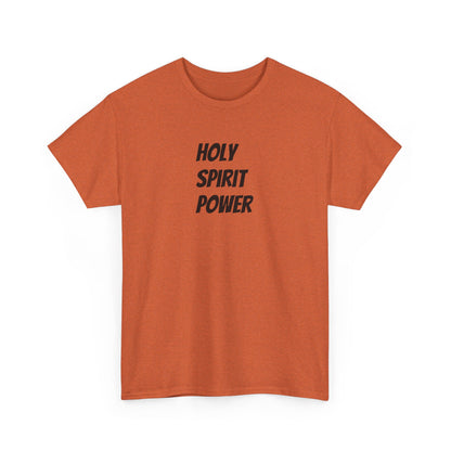 Holy Spirit Power Unisex Heavy Cotton Tee - Faith-Inspired Apparel for Everyday Wear