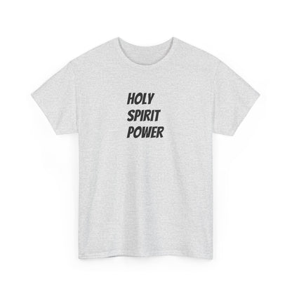 Holy Spirit Power Unisex Heavy Cotton Tee - Faith-Inspired Apparel for Everyday Wear