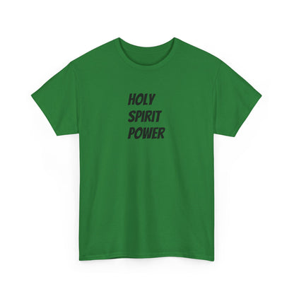 Holy Spirit Power Unisex Heavy Cotton Tee - Faith-Inspired Apparel for Everyday Wear