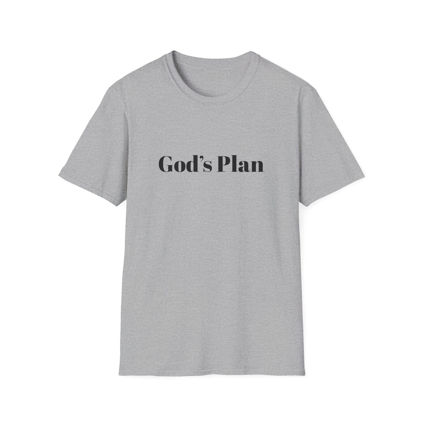 God's Plan Unisex Softstyle T-Shirt - Inspirational Tee for Everyday Wear